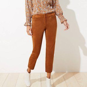LOFT Women's NWT Faux Suede Slim Pants